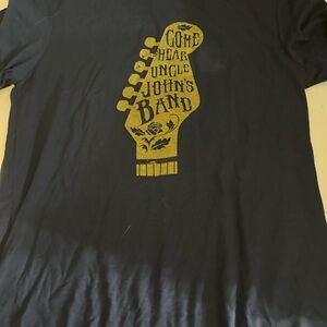 Men's Navy Graphic Tee with Gold Design